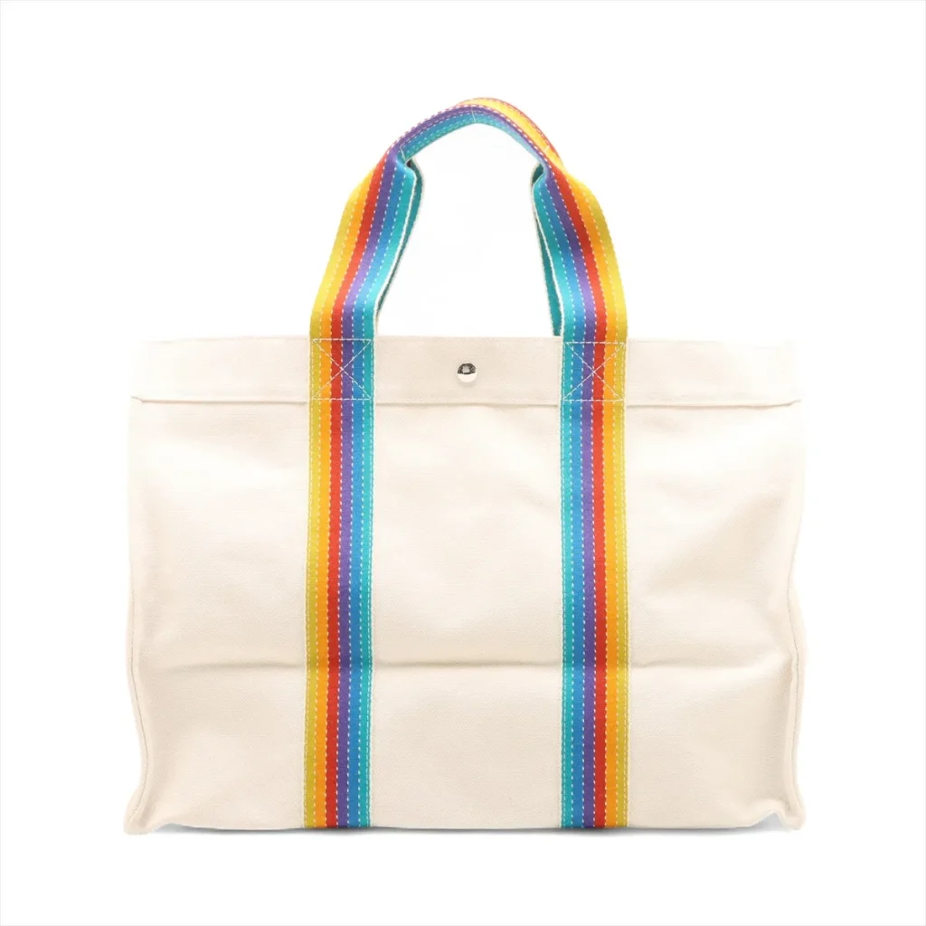 エルメス ボラボラGM キャンバス ベージュ×マルチカラー